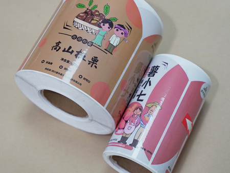 板栗不干胶标签