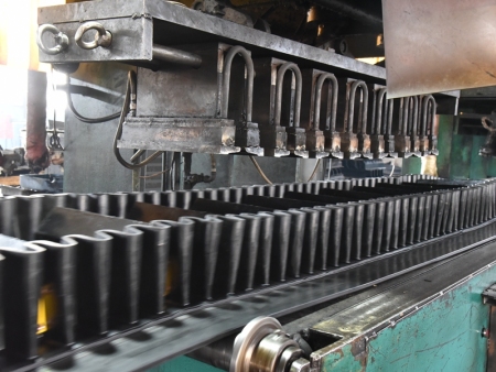 Sidewall conveyor belt