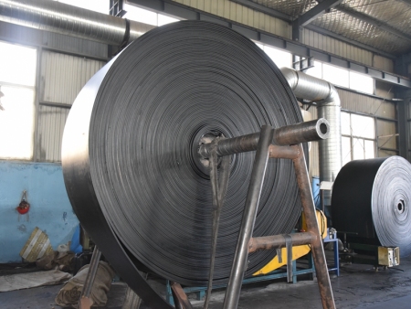 Patterned conveyor bel