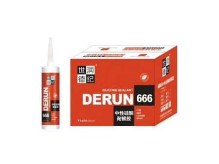 Neutral silicone weather resistant adhesive DERUN666