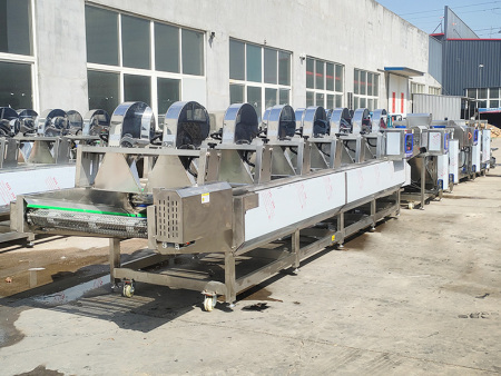 玉米漂汤杀青流水线