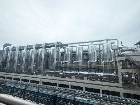 Chemical bamboo pulp black liquor, seven-effect evaporation process, 191t/h, 70%DS Chemical bamboo pulp black liquor, seven-effect evaporation process, 191t/h, 70%DS