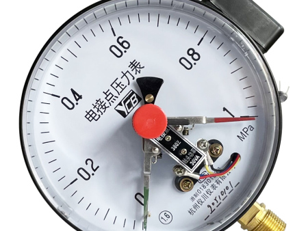 YX-150磁助式径向电接点压力表