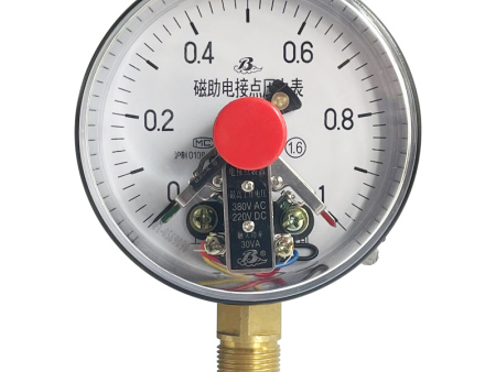 YXC-100磁助式电接点压力表