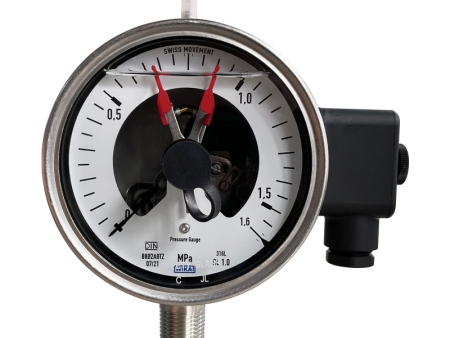 PGS23.100型磁助式电接点波登管压力表带开关电接点831.1型