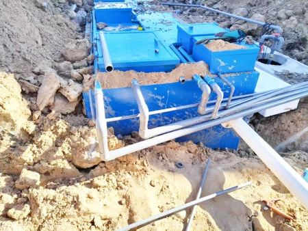 一体化污水处理设备案例现场