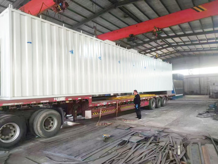 一体化污水处理设备发货现场