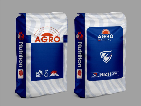 Square bottom color printed non-woven woven bag
