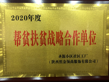 2020年帮贫扶贫战略合作单位