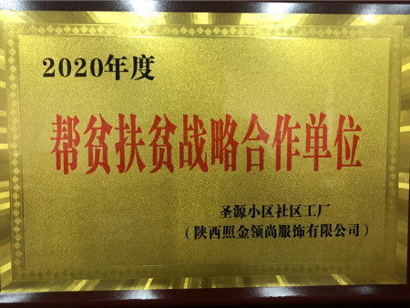 2020年度帮贫扶贫战略合作单位