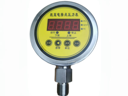 YK-104系列不锈钢数显压力控制器、数显电接点压力表