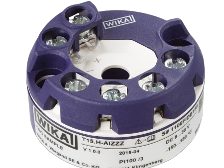 数字温度变送器 用于电阻传感器，顶部和导轨安装版本 型号 T15.H，T15.R