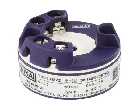 数字温度变送器 适用于热电偶，顶部安装和导轨安装版本 型号T16.H、T16.R