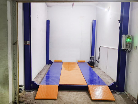 钢丝绳试四柱停车位