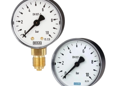 型号 111.10, 111.12 波登管压力表，铜合金材质