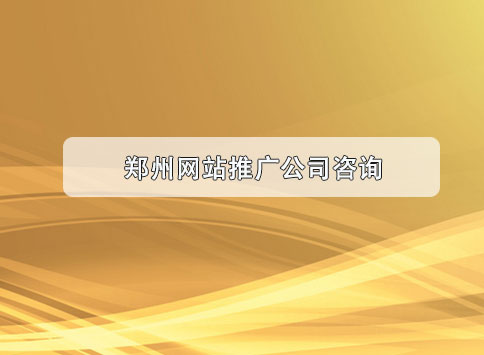 郑州网站推广公司咨询