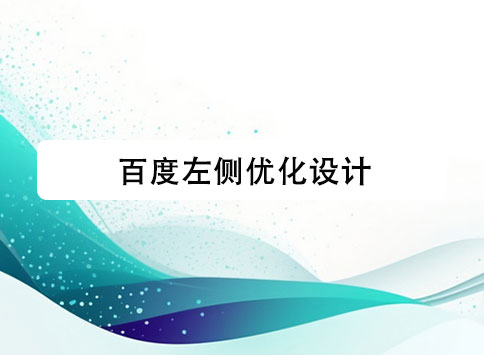百度左侧优化设计