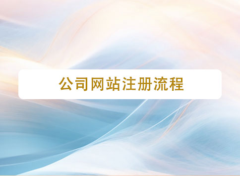 公司网站注册流程