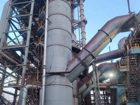 唐山某钢铁公司圆式除尘器大修 