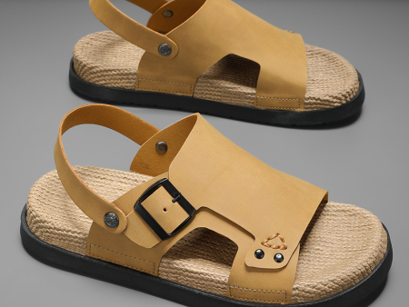 5473 麻绳草鞋沙滩凉鞋男39-44