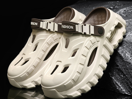 5470 男款立体齿轮气垫洞洞鞋38-45