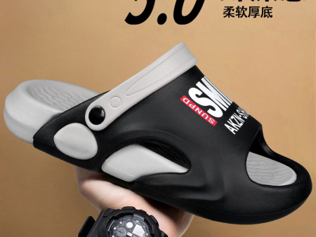 5476   一字面印字smile男士凉鞋40-45