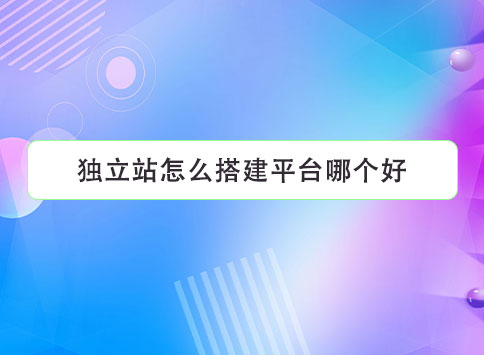 独立站怎么搭建平台哪个好?
