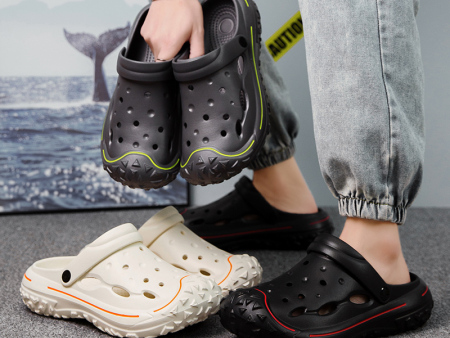 5522  轮胎底洞洞鞋描漆款39-46