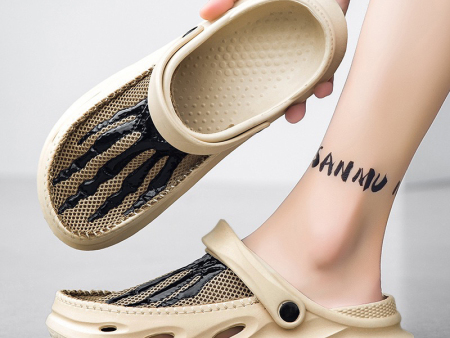 5593   舞爪网面男士洞洞鞋大码38-47