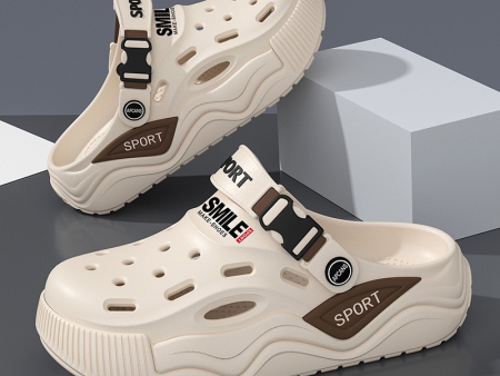 5606 厚底运动smile洞洞鞋男38-45