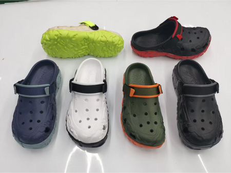 5653 织带围边立体洞洞鞋男40-45