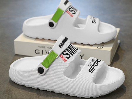 5641  双条带贴字单色凉鞋男36-45