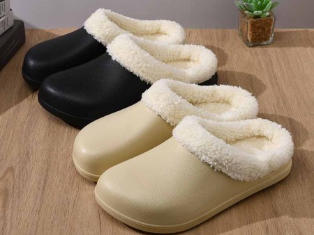 5742   翻毛颗粒纹棉托鞋男女36-45