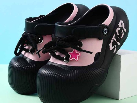 5751  大包头鞋带侧面运动洞洞鞋女35-40