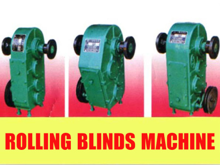 Rolling blinds machine