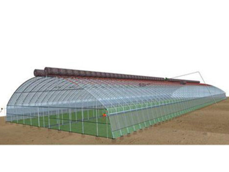 Winter-warm arched shed