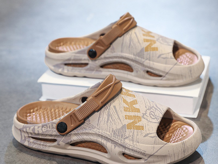 5791 印刷五星双色男士凉鞋39-46