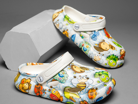 5801 多款水转印儿童洞洞鞋24-37