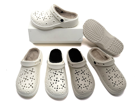 5816 亲子雪花镂空内里棉拖鞋24-41