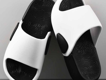 5850   一字拖男双色指纹底40-45