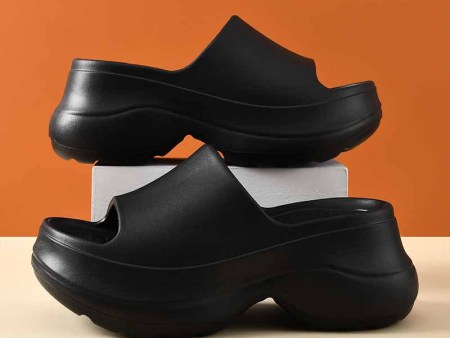  5832 单色增高女士一字拖35-40