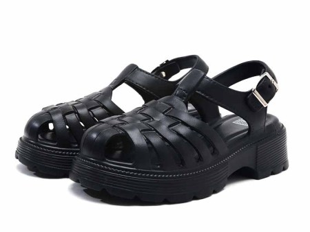 5833   36-41 女款罗马增高凉鞋