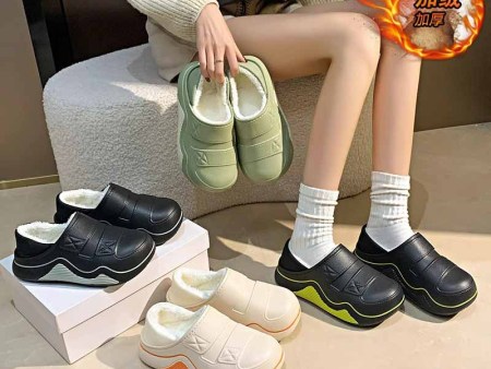 5868   两穿包头棉拖鞋男女36-45