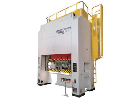 电池方铝壳盖板高刚度龙门双点压力机