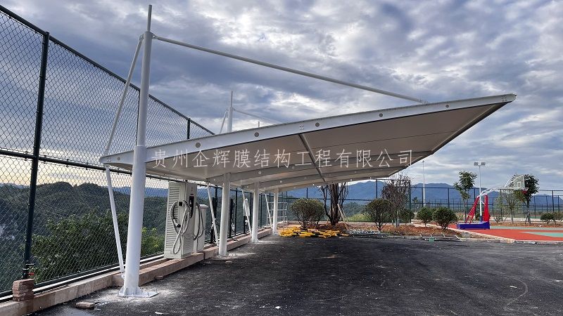 貴陽黔南黔西戶外膜結(jié)構(gòu)停車棚遮陽遮雨