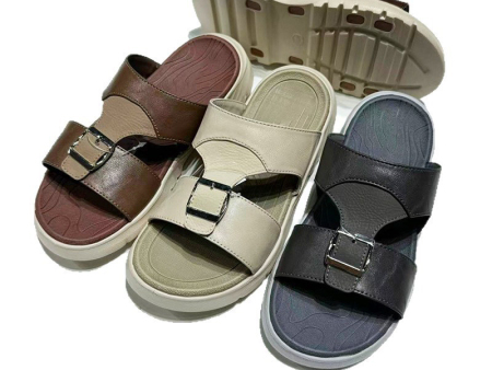 5937 男士厚底双色一字拖40-45