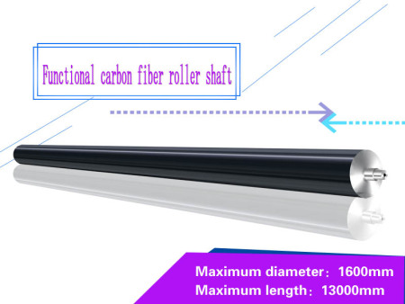 Carbon fiber composite roller shaft