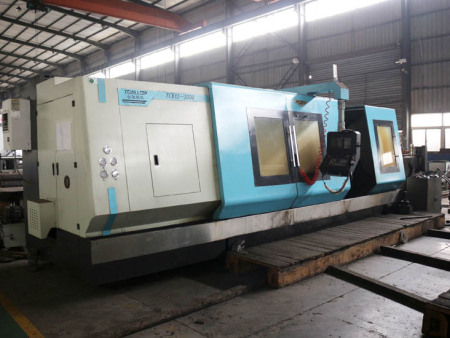 CNC taper track lathe