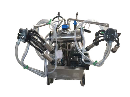 YD-ⅢGasoline Vacuum Pump-typed Single-barreled Adcanced MobileMilking Machine for Cows