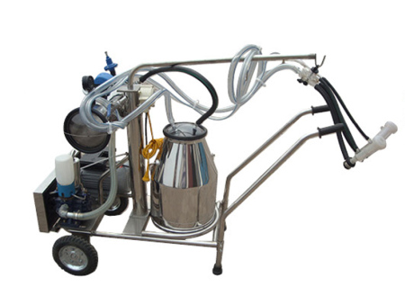Type YH-Ⅱ Gasoline Vacuum Pump-typedSingle-barreled Mobile MilkingMachine for Nanny Goat